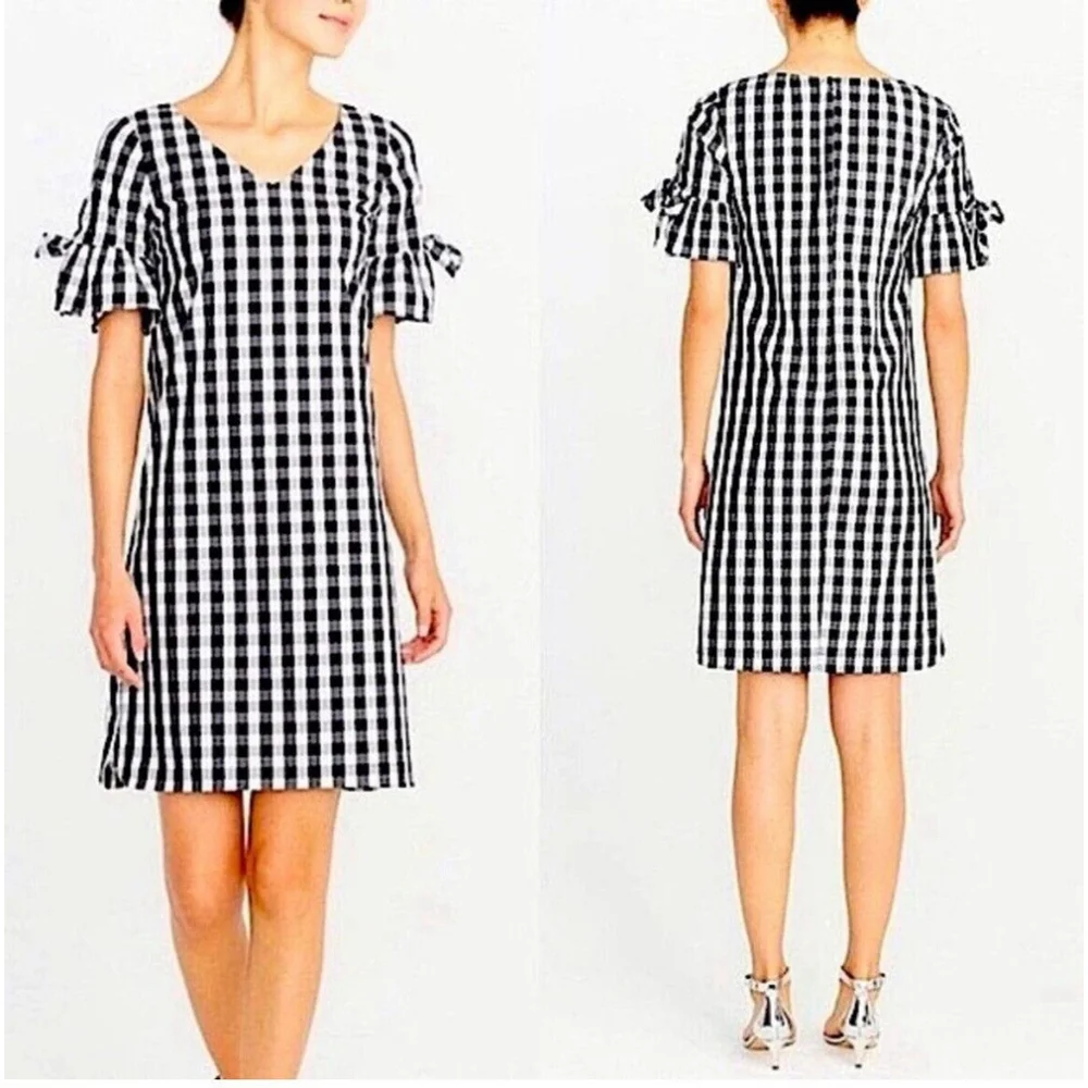 J.Crew Gingham Shift Dress Size XS